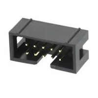 30310-6002HB BOX HEADER 10PIN(2x5) 2.54mm THT V/T MALE BLACK - 1