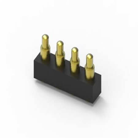 303B-371318-254-04 CONN.SPRING LOADED POGO PIN 4PIN SMT H:5.0MM - 1