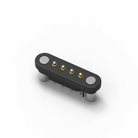 303C-321018-30-04 CONN.POGO PIN 4PIN THT 3.0MM H:4.6M MAGNET TYPE - 1