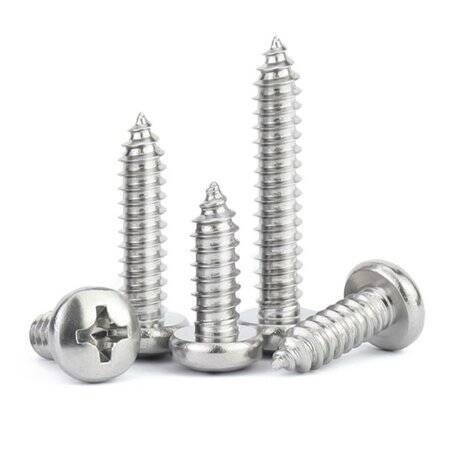304 Paslanmaz Çelik Çapraz Gömme Yassı Başlı Akıllı Vida M3 14mm - 1