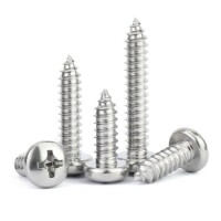 304 Paslanmaz Çelik Çapraz Gömme Yassı Başlı Akıllı Vida M3 16mm - 1