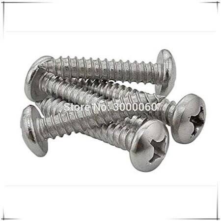 304 Paslanmaz Çelik Çapraz Gömme Yassı Başlı Akıllı Vida M3 30mm - 1