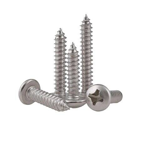 304 Paslanmaz Çelik Çapraz Gömme Yassı Başlı Akıllı Vida M3 40mm - 1