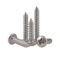 304 Paslanmaz Çelik Çapraz Gömme Yassı Başlı Akıllı Vida M3 6mm - 1