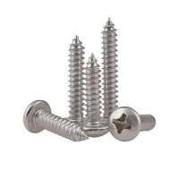 304 Paslanmaz Çelik Çapraz Gömme Yassı Başlı Akıllı Vida M3 6mm - 4