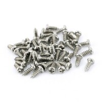 304 Paslanmaz Çelik Çapraz Gömme Yassı Başlı Akıllı Vida M3 8mm - 1