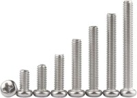 304 Paslanmaz Çelik Çapraz Gömme Yassı Başlı Vida M3 16mm - 3