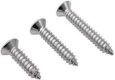 304 Stainless Steel Cross Recessed Countersunk Head Tapping Screws M2x4 - 2