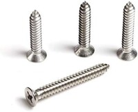304 Stainless Steel Cross Recessed Countersunk Head Tapping Screws M2x4 - 4