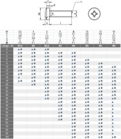 304 Stainless Steel Cross Recessed Countersunk Head Tapping Screws M2x6 - 4