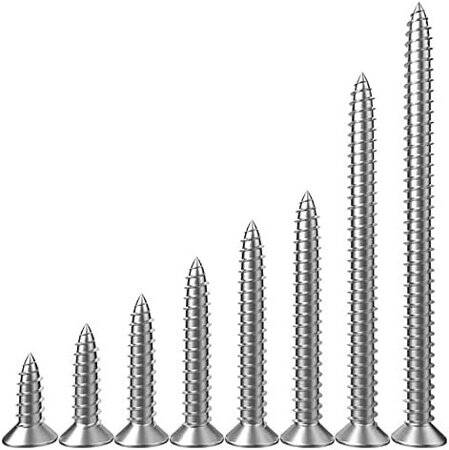 304 Stainless Steel Cross Recessed Countersunk Head Tapping Screws M3x25 - 3