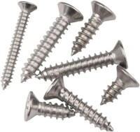 304 Stainless Steel Cross Recessed Countersunk Head Tapping Screws M3x40 - 5