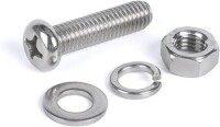 304 Stainless Steel Cross Recessed Pan Head Screw M3 25mm - 2