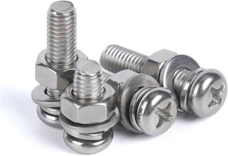 304 Stainless Steel Cross Recessed Pan Head Screw M3 25mm - 3