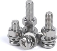 304 Stainless Steel Cross Recessed Pan Head Screw M3 25mm - 4