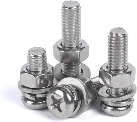 304 Stainless Steel Cross Recessed Pan Head Screw M3 25mm - 4