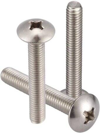 304 Stainless Steel Cross Recessed Pan Head Screw M3 6mm - 4