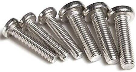 304 Stainless Steel Cross Recessed Pan Head Screw M3 8mm - 2