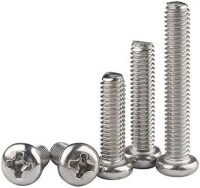 304 Stainless Steel Cross Recessed Pan Head Screw M3 8mm - 3