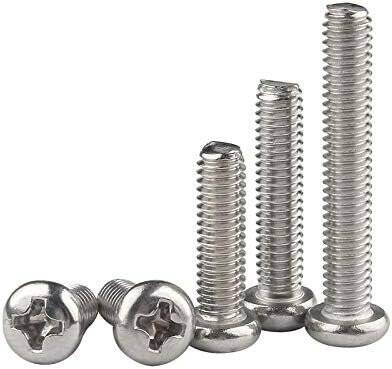 304 Stainless Steel Cross Recessed Pan Head Screw M3 8mm - 3