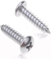 304 Stainless Steel Cross Recessed Pan Head Self-tapping screw M3 12mm - 1