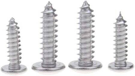 304 Stainless Steel Cross Recessed Pan Head Self-tapping screw M3 12mm - 3