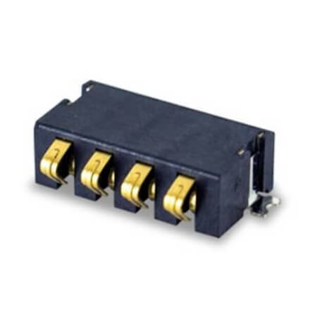 304C-402508 SPRING BATTERY 8PIN 2.50MM R/A H:4.0MM - 1