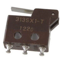 313SX1-T SWITCH MICRO 1A 125V/30VAC/DC SPDT CHASSIS MOUNT - 1
