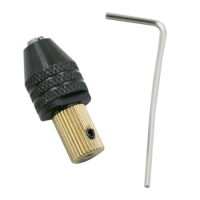 3.17mm Mini Electronic Drill Chuck Range 0.5-3.2mm Shank Shaft Adapter Tools Drill Chuck - 2