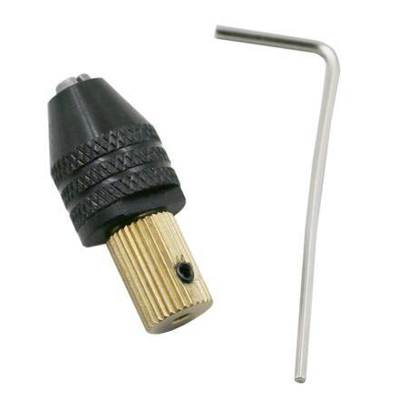 3.17mm Mini Electronic Drill Chuck Range 0.5-3.2mm Shank Shaft Adapter Tools Drill Chuck - 2