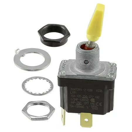 31NT391-2-C08 SWITCH TOGGLE SPST 15A 125V - 1