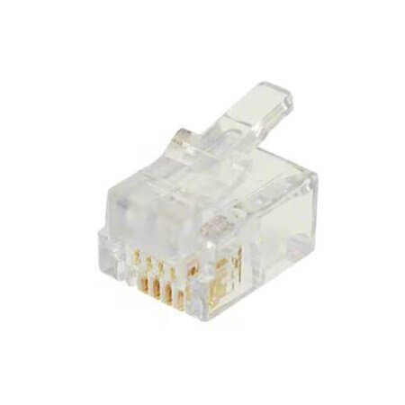 32-5994UL CONN MOD PLUG 6P4C UNSHIELDED - 1