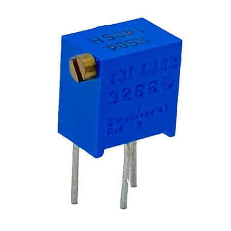 3266X-504-500K TRIMPOT CERMET MULTI TURN SIDE ADJ 500K 0.25W - 1