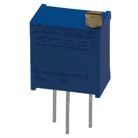 3299Y-1-105LF- TRIMPOT CERMET MULTI TURN VER.ADJ 1M 0.5W - 1