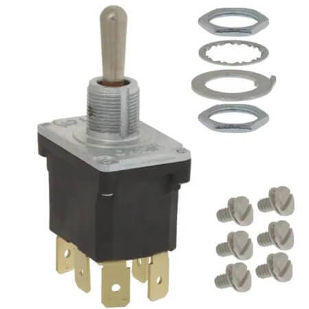 32NT91-1 SWITCH TOGGLE DPDT 15A 125V - 1