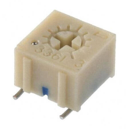 3361P-1-502-GLF TRIMPOT CERMET SINGLE TURN VER.ADJ 5K 0.5W - 1