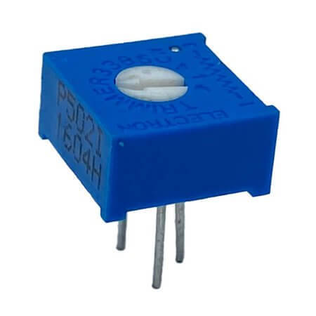 3386P-502-5K TRIMPOT CERMET SINGLE TURN VER.ADJ 5K 0.5W - 1