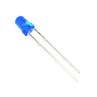 33B4SDA01 LED 3MM BLUE 350mcd 35° BLUE/DIFFUSED - 1