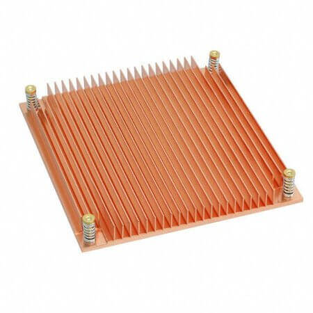 342950 COPPER HEATSINK 90X90X10MM - 1