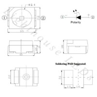3528 (6028) Pembe SMD Klavye Ledi - 2