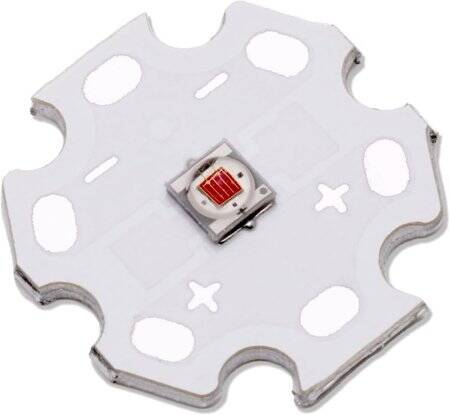 3535 Kırmızı 3W 120 Derece Power Led Top Başlıklı - 1