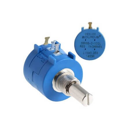3590S-6-102L POT 1K 2W 10 TURN WIREWOUND LINEAR ±5% - 1