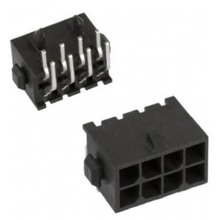 3-794618-8 FEMALE HEADER 3mm 8PIN R/A - 1