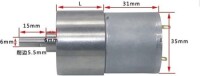 37GB-3530 DC 24V 320RPM Redüktörlü Motor - 2