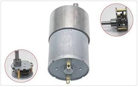 37GB-3530 DC 6V 66RPM Redüktörlü Motor - 5