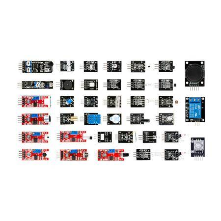 37Pcs Sensor Kit for Arduino Plastic Case With CD - 1