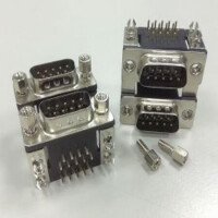 380-09-10-30-10-20-10-20 D-SUB DUAL PORT P.C. CONNECTOR - 1