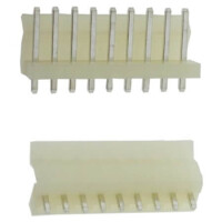 3.96-09P-S-WHITE CON.T.B.3.96MM 9PIN(1X9) THT V/T WHITE - 1