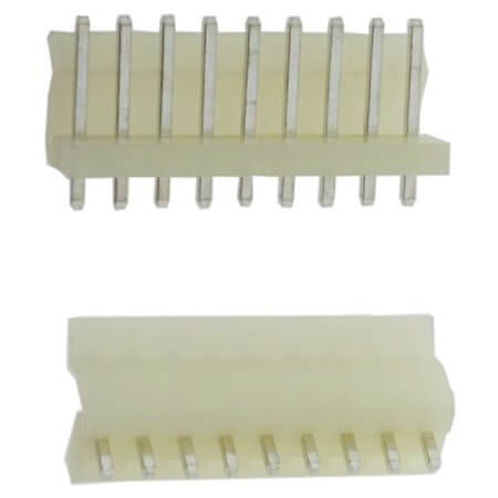 3.96-09P-S-WHITE CON.T.B.3.96MM 9PIN(1X9) THT V/T WHITE - 1