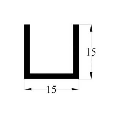 3AS20 AL.SOĞUTUCU ALÜMİNYUM SOĞUTUCU H=15MM G=15MM L=20MM - 1